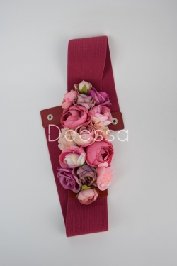 CINTURÓN FAJÍN FRAMBUESA