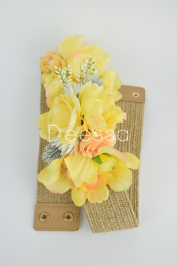 CINTURÓN ESPARTO AMARILLO