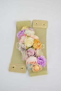 CINTURÓN FAJÍN DORADO