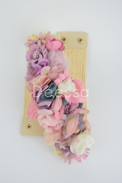 CINTURÓN ESPARTO LILA